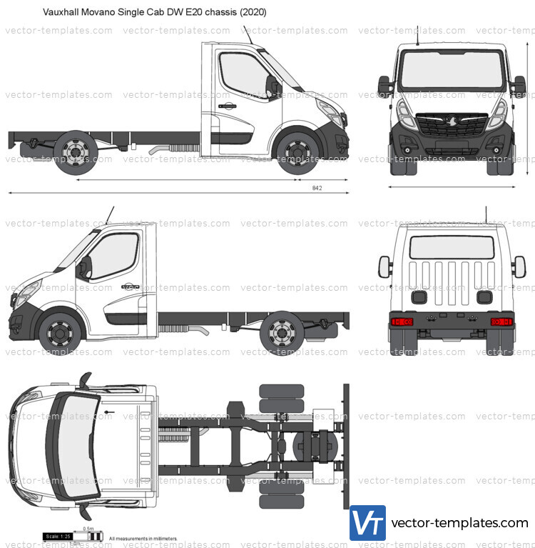 Vauxhall Movano Single Cab DW E20 chassis