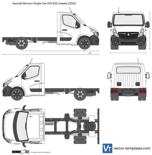 Vauxhall Movano Single Cab DW E20 chassis