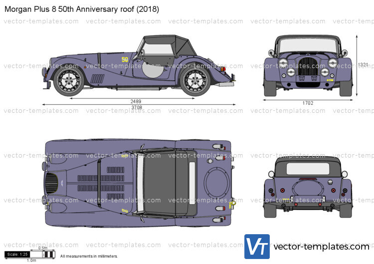 Morgan Plus 8 50th Anniversary roof