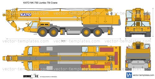 KATO NK-750 Jumbo 75t Crane
