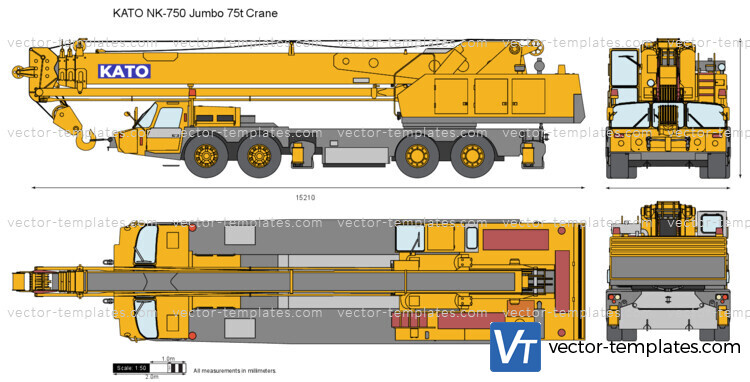 KATO NK-750 Jumbo 75t Crane