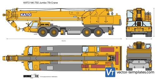 KATO NK-750 Jumbo 75t Crane