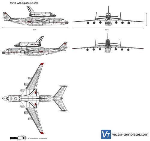Mirya with Space Shuttle