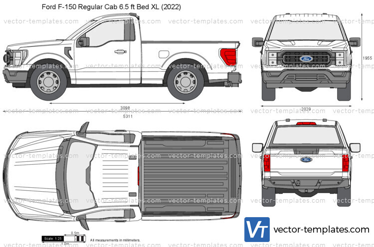 Ford F-150 Regular Cab 6.5 ft Bed XL