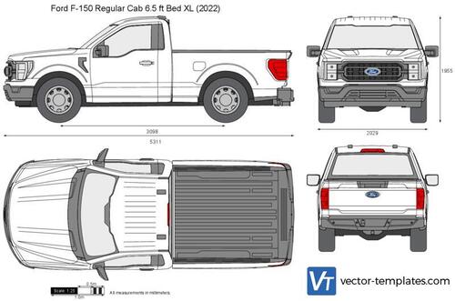 Ford F-150 Regular Cab 6.5 ft Bed XL