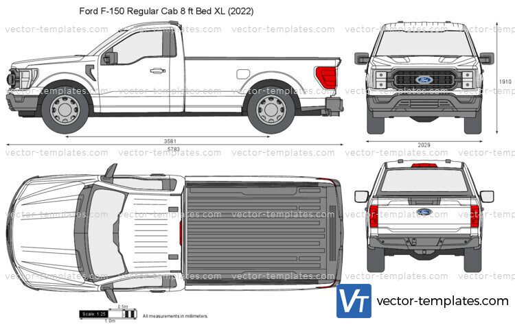 Ford F-150 Regular Cab 8 ft Bed XL