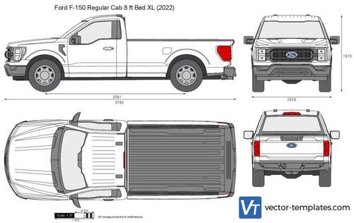 Ford F-150 Regular Cab 8 ft Bed XL