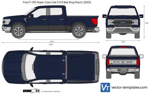 Ford F-150 Super Crew Cab 5.5 ft Bed King Ranch