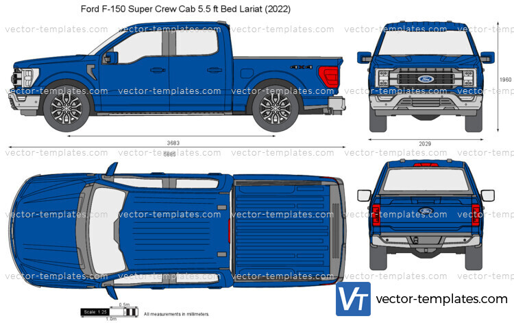 Ford F-150 Super Crew Cab 5.5 ft Bed Lariat