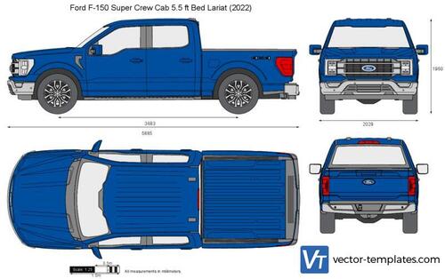 Ford F-150 Super Crew Cab 5.5 ft Bed Lariat