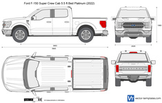 Ford F-150 Super Crew Cab 5.5 ft Bed Platinum