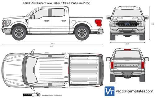 Ford F-150 Super Crew Cab 5.5 ft Bed Platinum