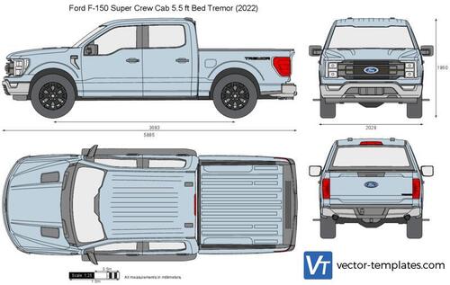 Ford F-150 Super Crew Cab 5.5 ft Bed Tremor