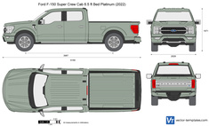 Ford F-150 Super Crew Cab 6.5 ft Bed Platinum