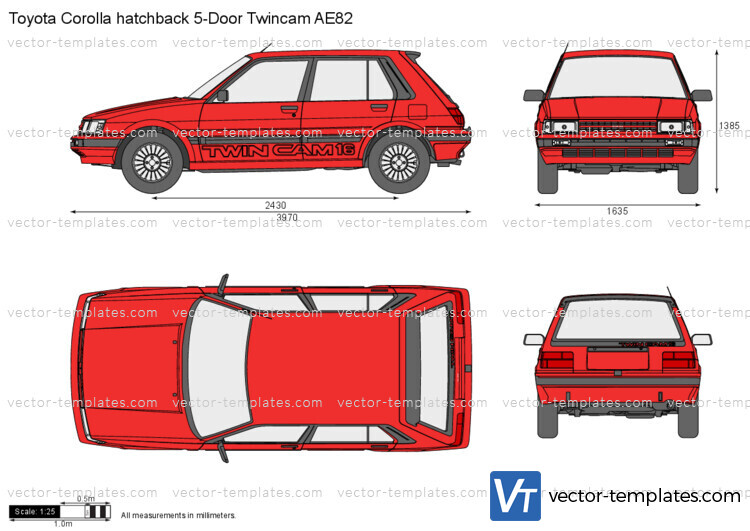 Toyota Corolla hatchback 5-Door Twincam AE82