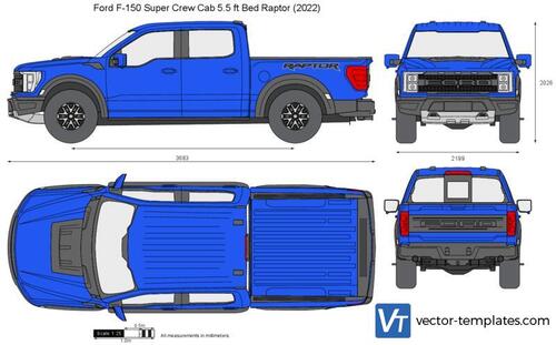 Ford F-150 Super Crew Cab 5.5 ft Bed Raptor