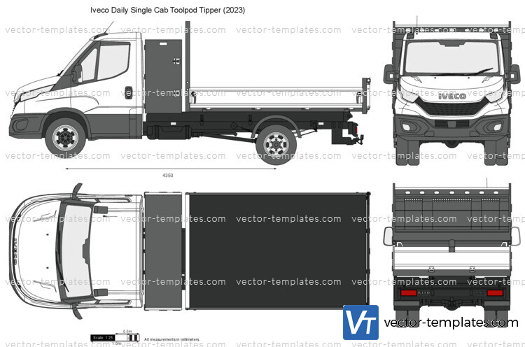 Iveco Daily Single Cab Toolpod Tipper