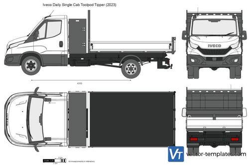 Iveco Daily Single Cab Toolpod Tipper