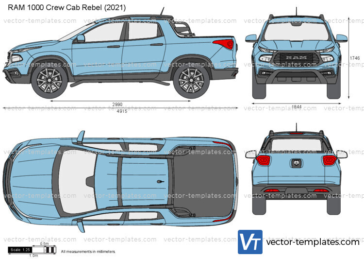 RAM 1000 Crew Cab Rebel