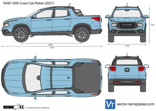RAM 1000 Crew Cab Rebel
