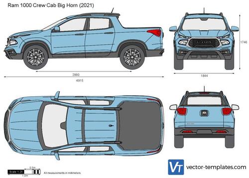 Ram 1000 Crew Cab Big Horn