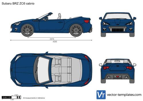 Subaru BRZ ZC6 cabrio