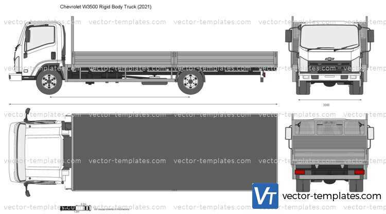 Chevrolet W3500 Rigid Body Truck