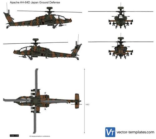 Apache AH-64D Japan Ground Defense