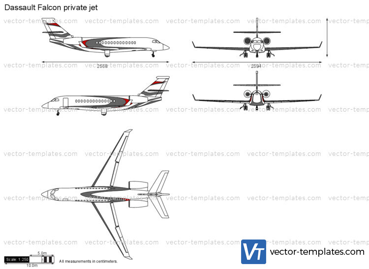 Dassault Falcon private jet