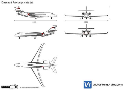 Dassault Falcon private jet