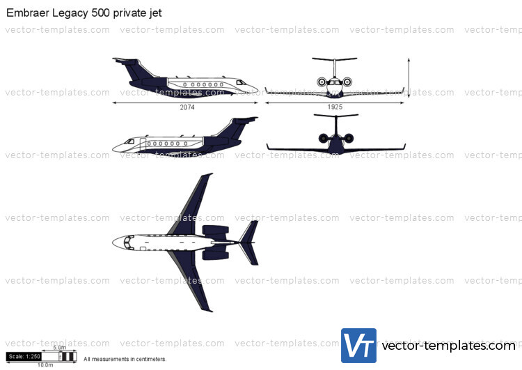 Embraer Legacy 500 private jet