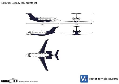 Embraer Legacy 500 private jet