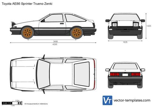 Toyota AE86 Sprinter Trueno Zenki