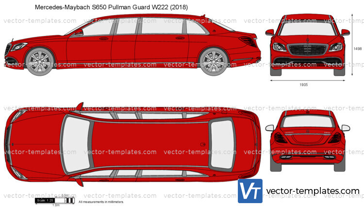 Mercedes-Maybach S650 Pullman Guard W222