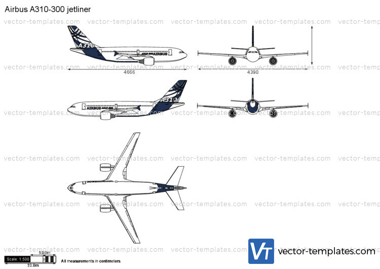 Airbus A310-300 jetliner