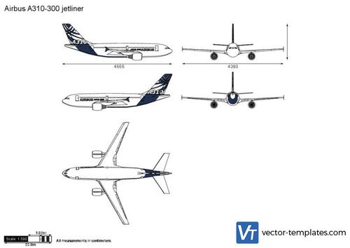 Airbus A310-300 jetliner