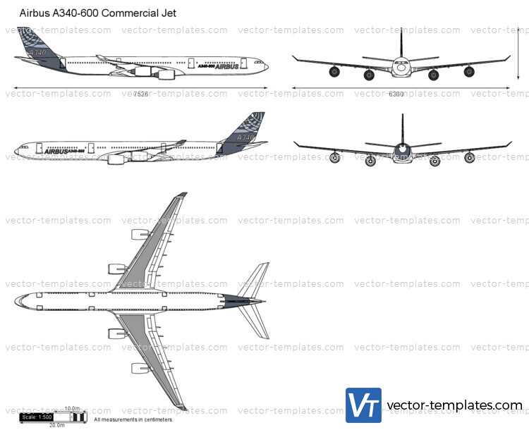 Airbus A340-600 Commercial Jet