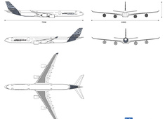 Airbus A340-600 Commercial Jet