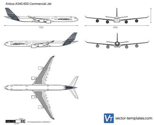 Airbus A340-600 Commercial Jet