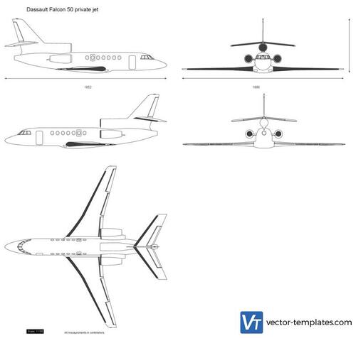 Dassault Falcon 50 private jet