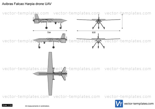 Avibras Falcao Harpia drone UAV t