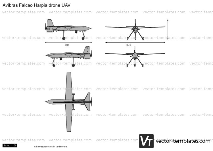 Avibras Falcao Harpia drone UAV t