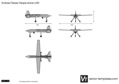 Avibras Falcao Harpia drone UAV t