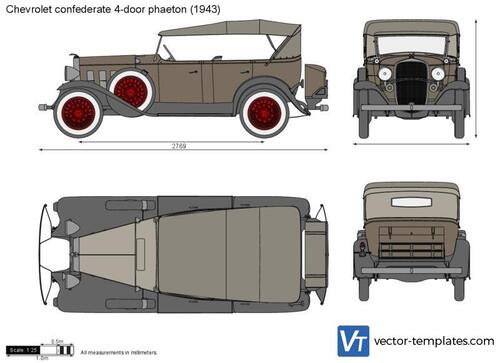 Chevrolet confederate 4-door phaeton