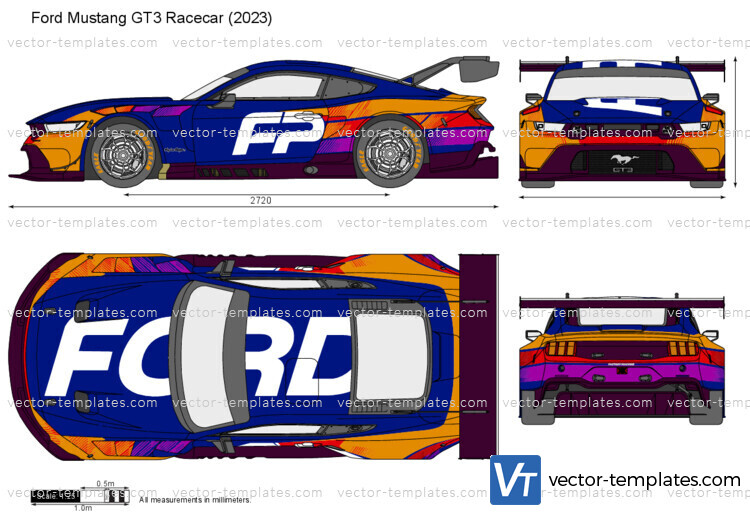 Ford Mustang GT3 Racecar