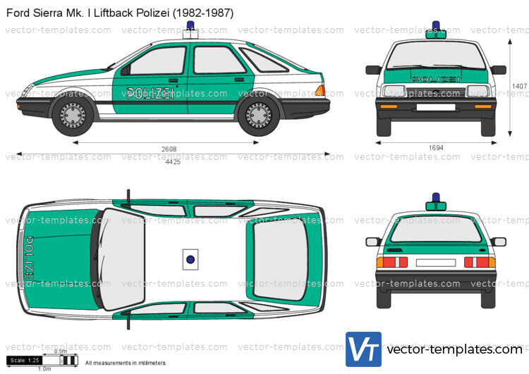 Ford Sierra Mk. I Liftback Polizei