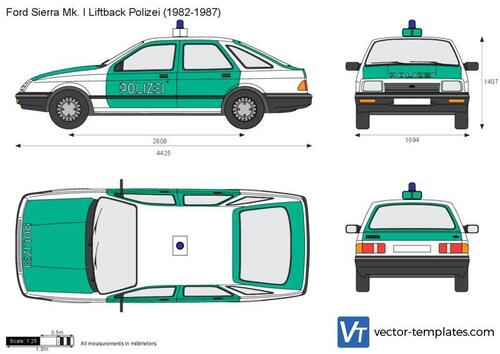 Ford Sierra Mk. I Liftback Polizei