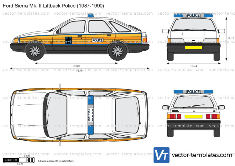 Ford Sierra Mk. II Liftback Police