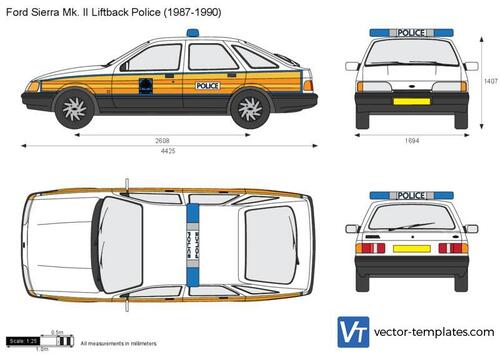 Ford Sierra Mk. II Liftback Police