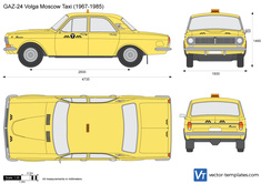 GAZ-24 Volga Moscow Taxi